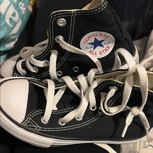 Converse Kids Black and White Sneakers